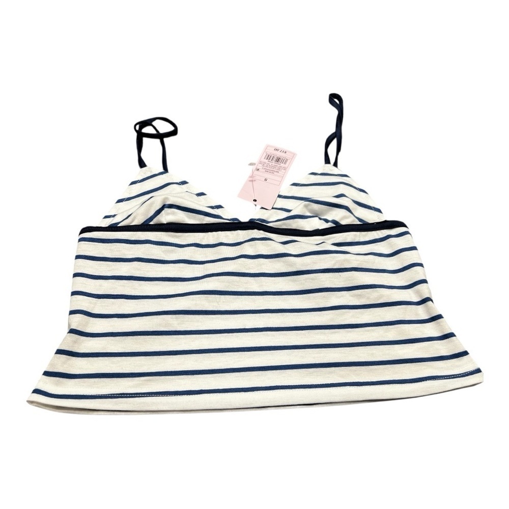 NWT Wild Fable Navy and White Striped Camisole Size S
